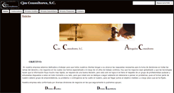 Desktop Screenshot of cjmconsultores.com